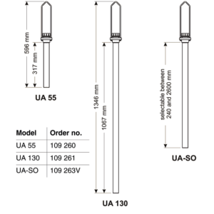 UA 55/130/SO подовжувальне пристосування